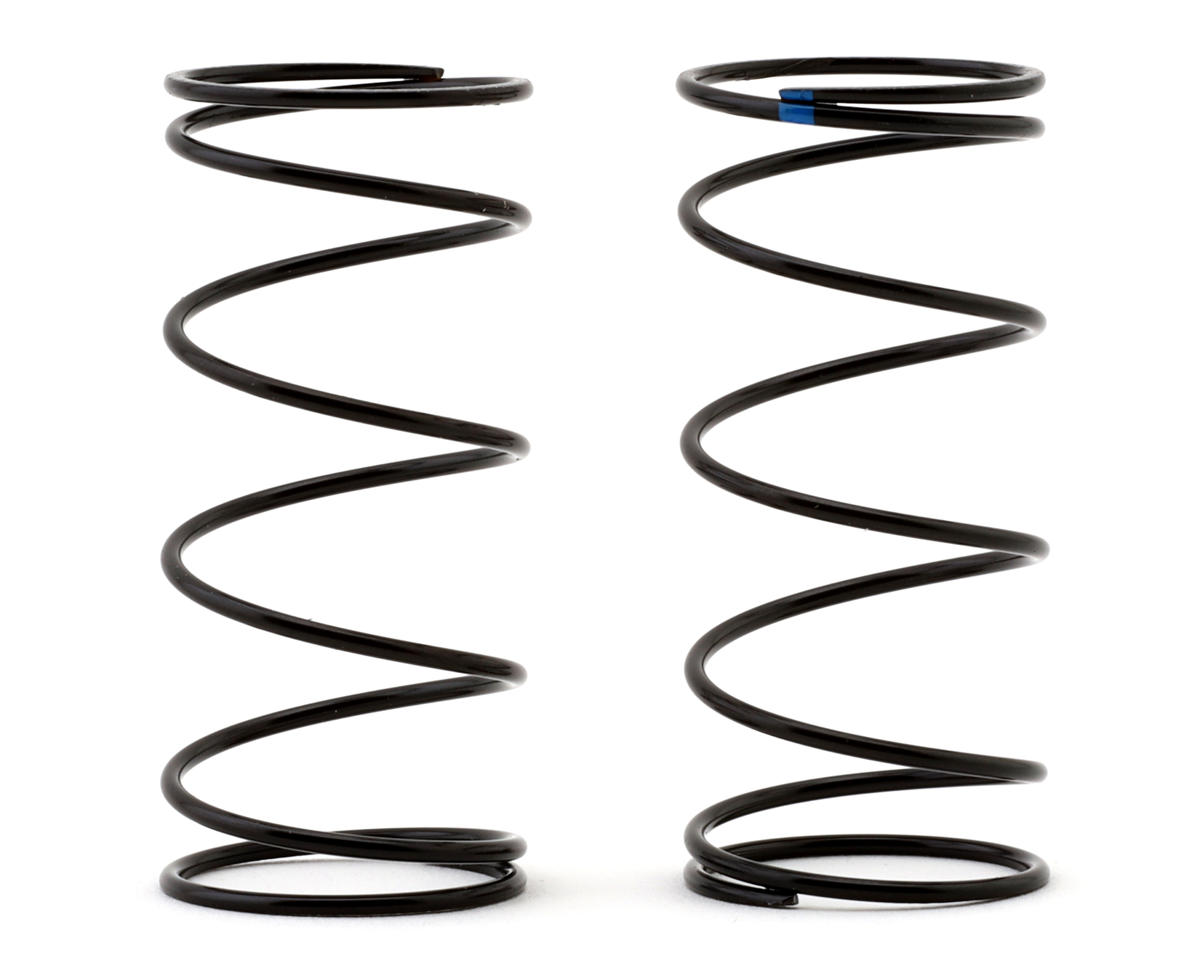 Team Losi Racing 22X 13mm Front Shock Springs (2) (Blue/4.45lb)