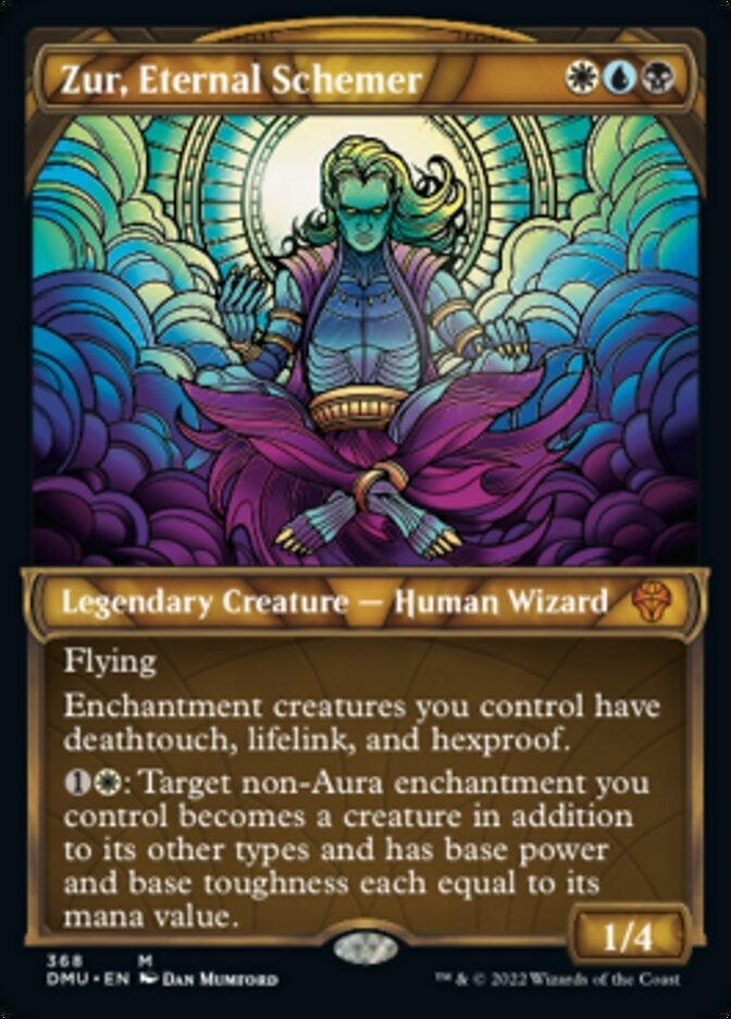 Zur, Eternal Schemer [#368 Textured FOIL] (DMU-M)