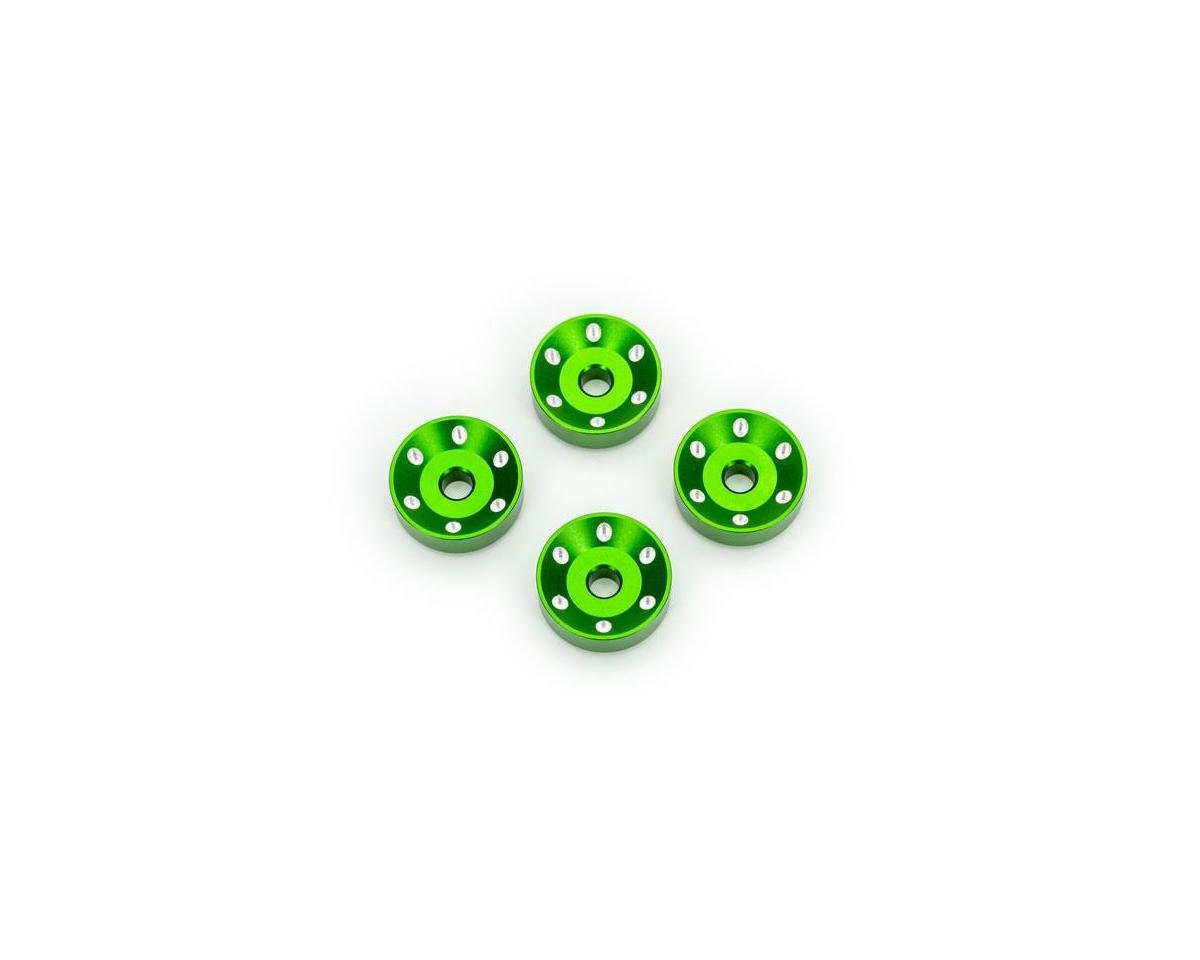 Traxxas Maxx® Slash® Aluminum Wheel Washers (Green) (4)