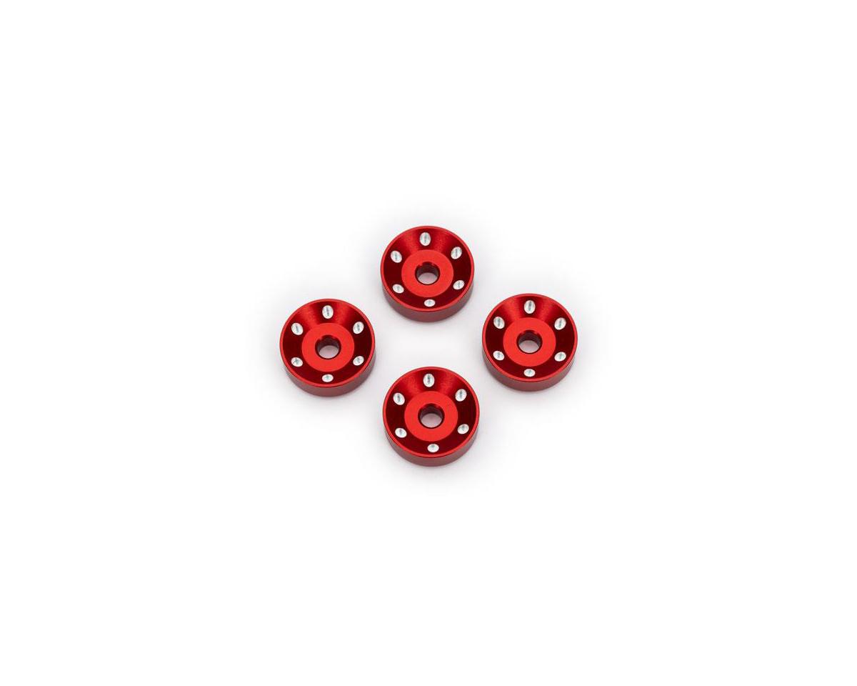Traxxas Maxx® Slash® Aluminum Wheel Washers (Red) (4)