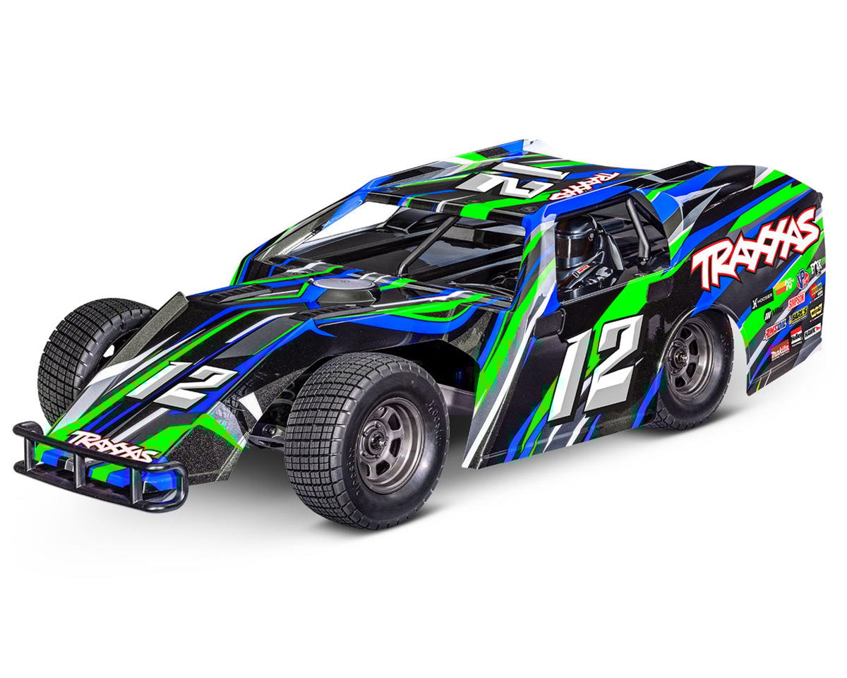 Traxxas Slash® Modified 1/10 RTR 2WD Dirt Oval Racer (Green) w/TQ 2.4Ghz Radio