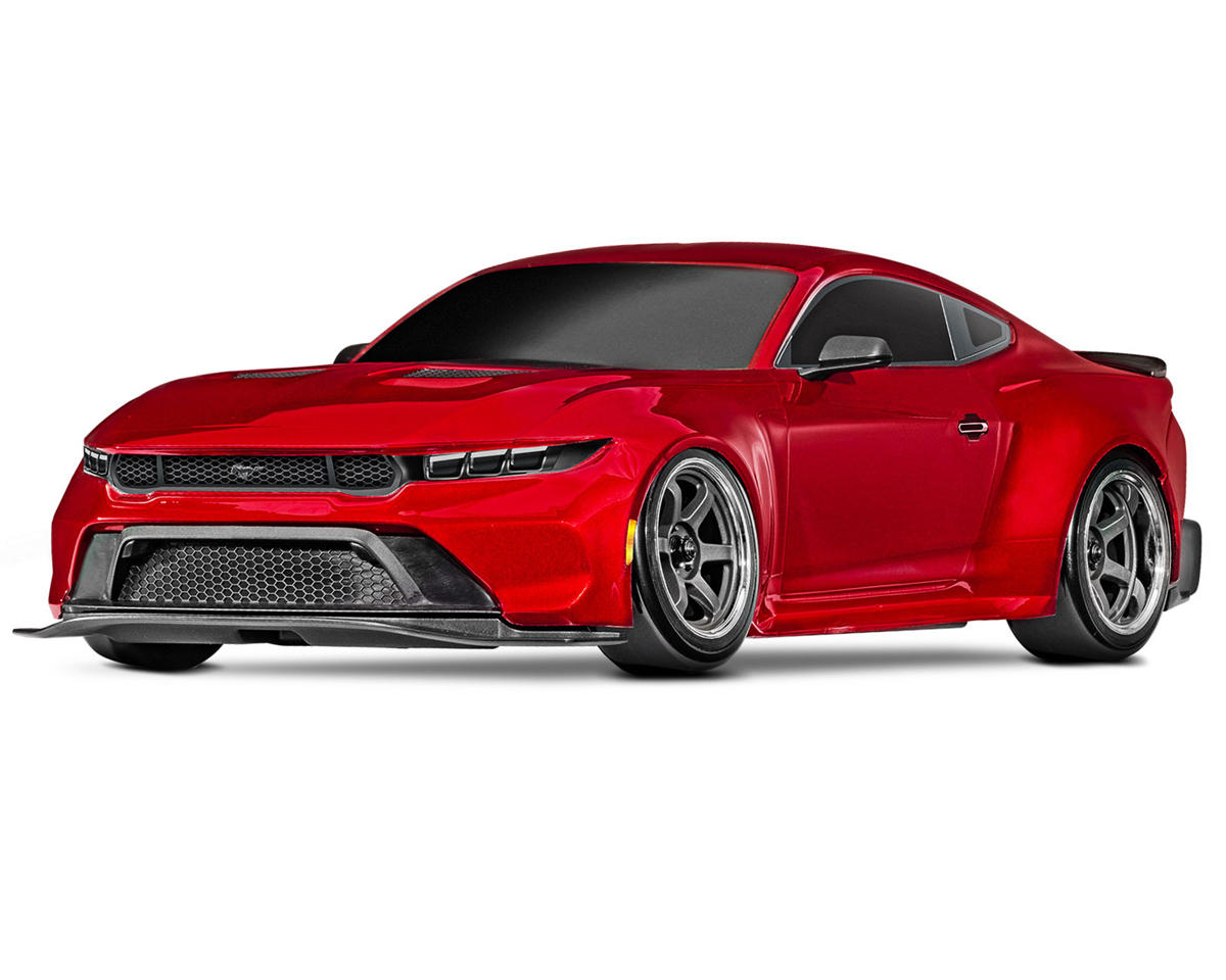 Traxxas 4-Tec® Ford® Mustang 1/10 RTR Electric RWD Drift Car (Red) w/XL-5™ ESC, TQi™ 2.4GHz Radio & TSM®