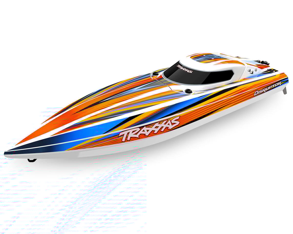 Traxxas Disruptor® VXL 4S High-Performance Electric Brushless RTR Race Boat (Orange) w/TQ 2.4Ghz Radio