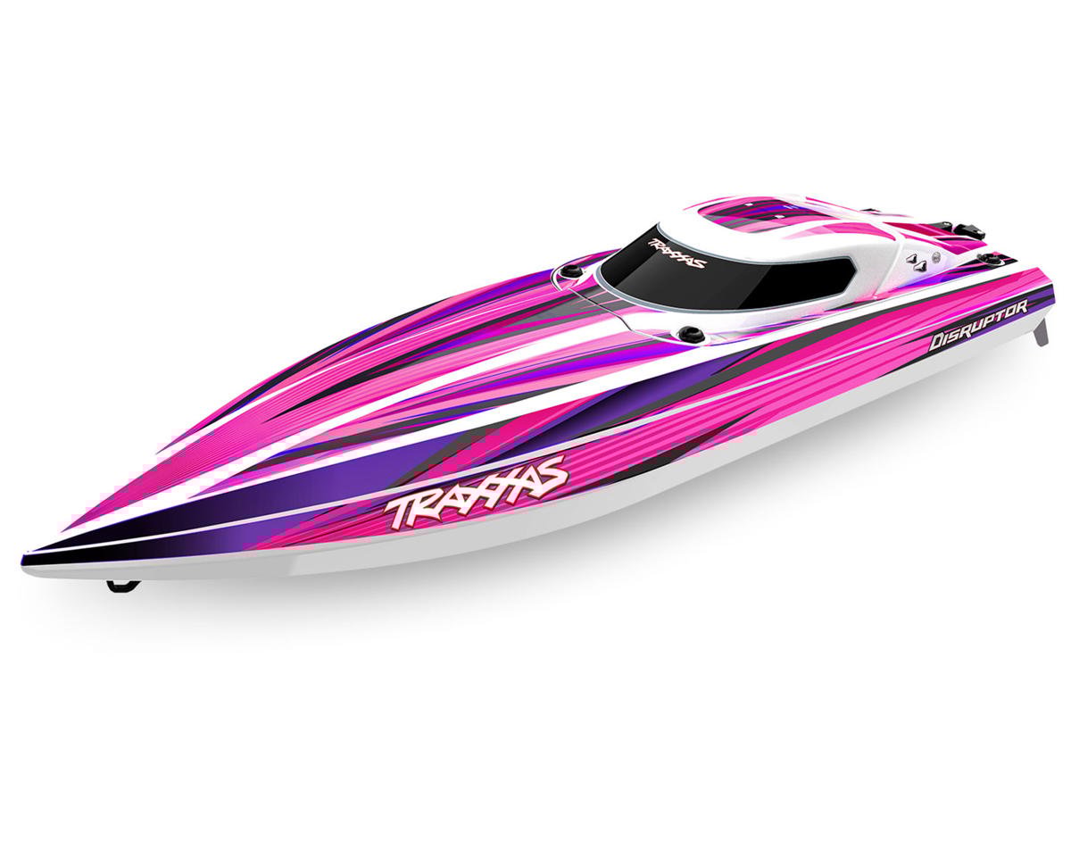 Traxxas Disruptor® VXL 4S High-Performance Electric Brushless RTR Race Boat (Pink) w/TQ 2.4Ghz Radio