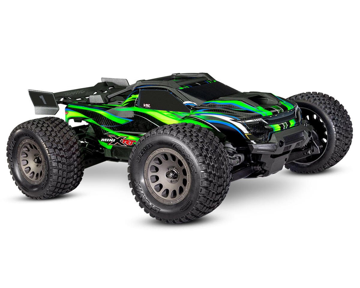 Traxxas Mini XRT® Brushless 1/16 4WD RTR Monster Truck (Green) w/TQi 2.4GHz Radio, Battery & USB-C Charger
