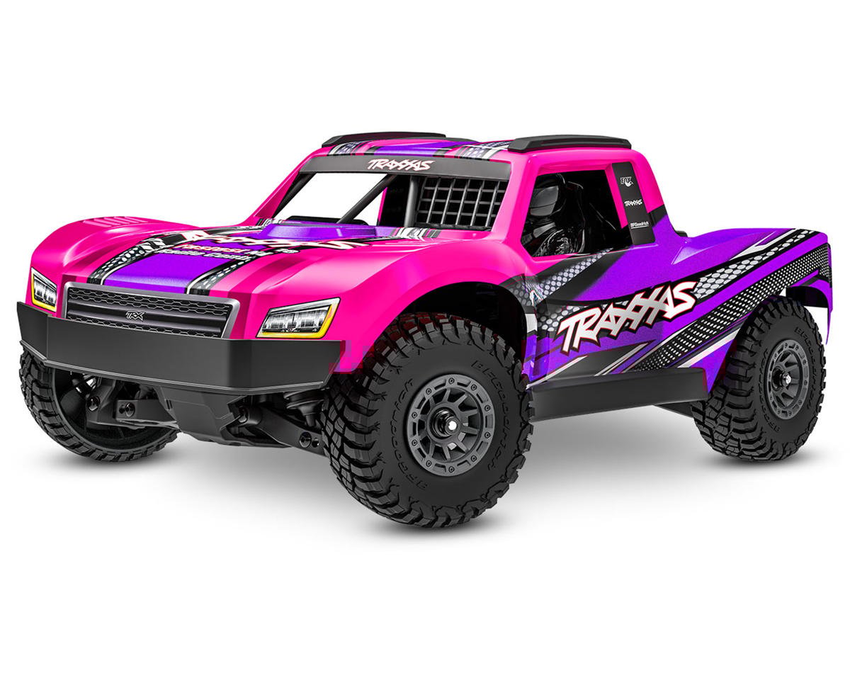 Traxxas Mini Slash® Brushless 1/16 4WD RTR Short Course Truck (Pink) w/TQ™ 2.4Ghz Radio, Battery