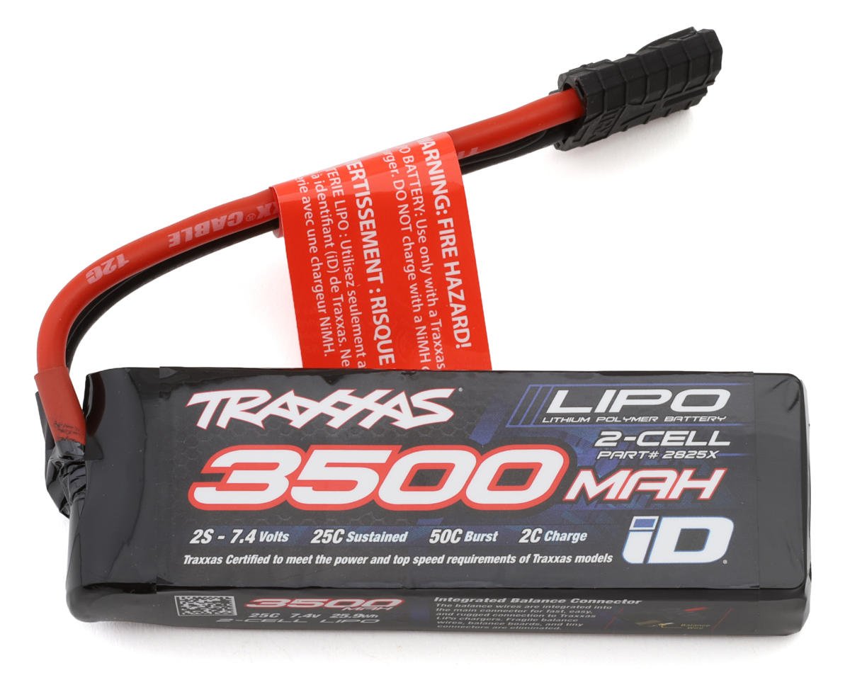 Traxxas 2S "Power Cell" 25C LiPo Battery w/iD Connector (7.4V/3500mAh)