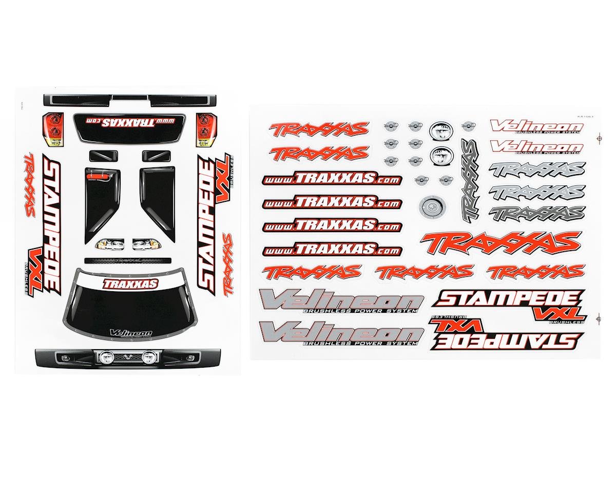 Traxxas Stampede Decal Sheet (2) (VXL)