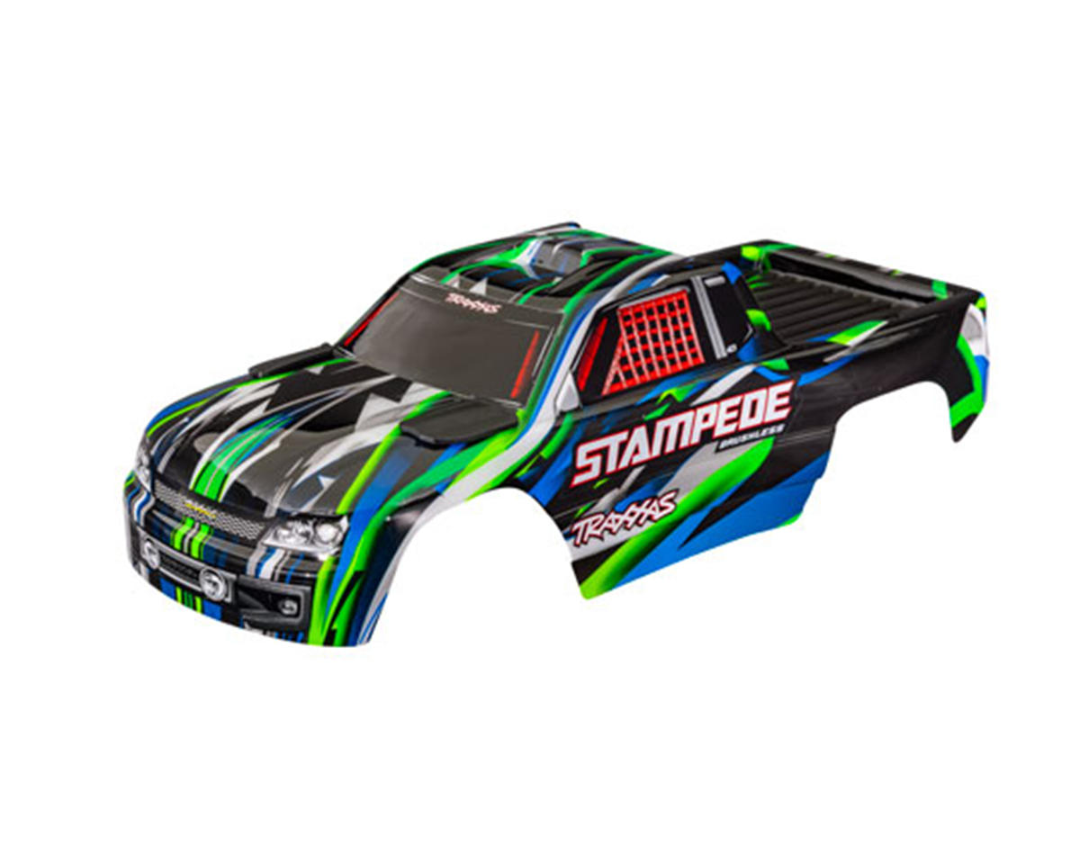 Traxxas Stampede® BL-2s 1/10 2WD Pre-Painted Monster Truck Body (Green)