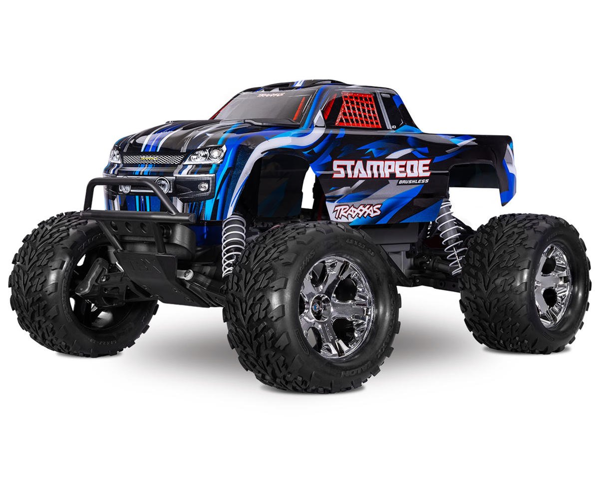 Traxxas Stampede BL-2s HD RTR 1/10 2WD Brushless Monster Truck (Blue) w/BL-2s ESC & TQ 2.4GHz Radio