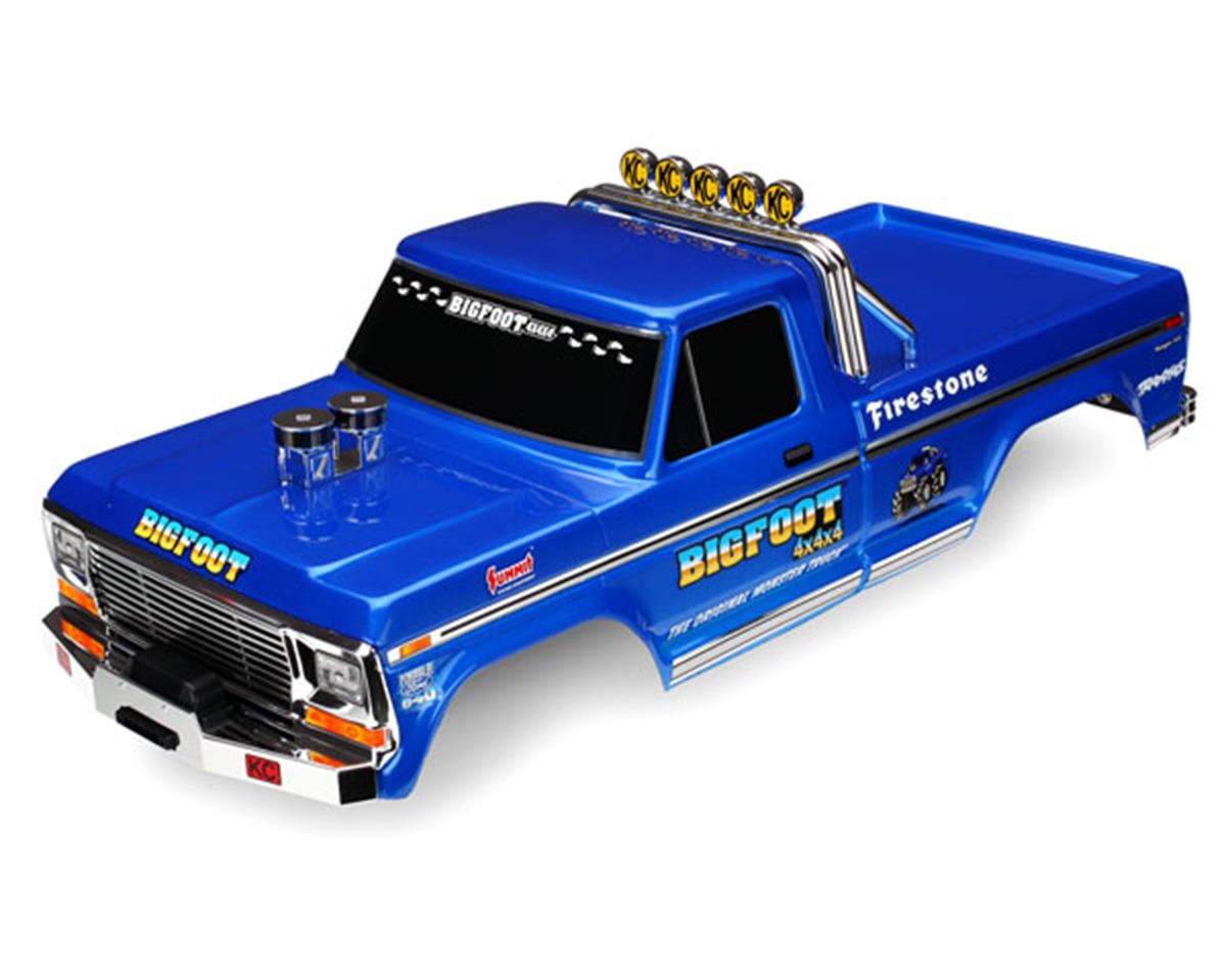 Traxxas Bigfoot® No. 1 Pre-Painted Monster Truck Body (Blue) w/Clipless Mounts, Accessories & Decals