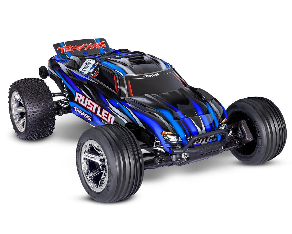 Traxxas Rustler BL-2s HD 1/10 RTR 2WD Brushless Stadium Truck (Blue) w/BL-2s ESC & TQ 2.4GHz Radio