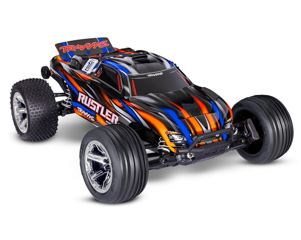 Traxxas Rustler BL-2s HD 1/10 RTR 2WD Brushless Stadium Truck (Orange) w/BL-2s ESC & TQ 2.4GHz Radio