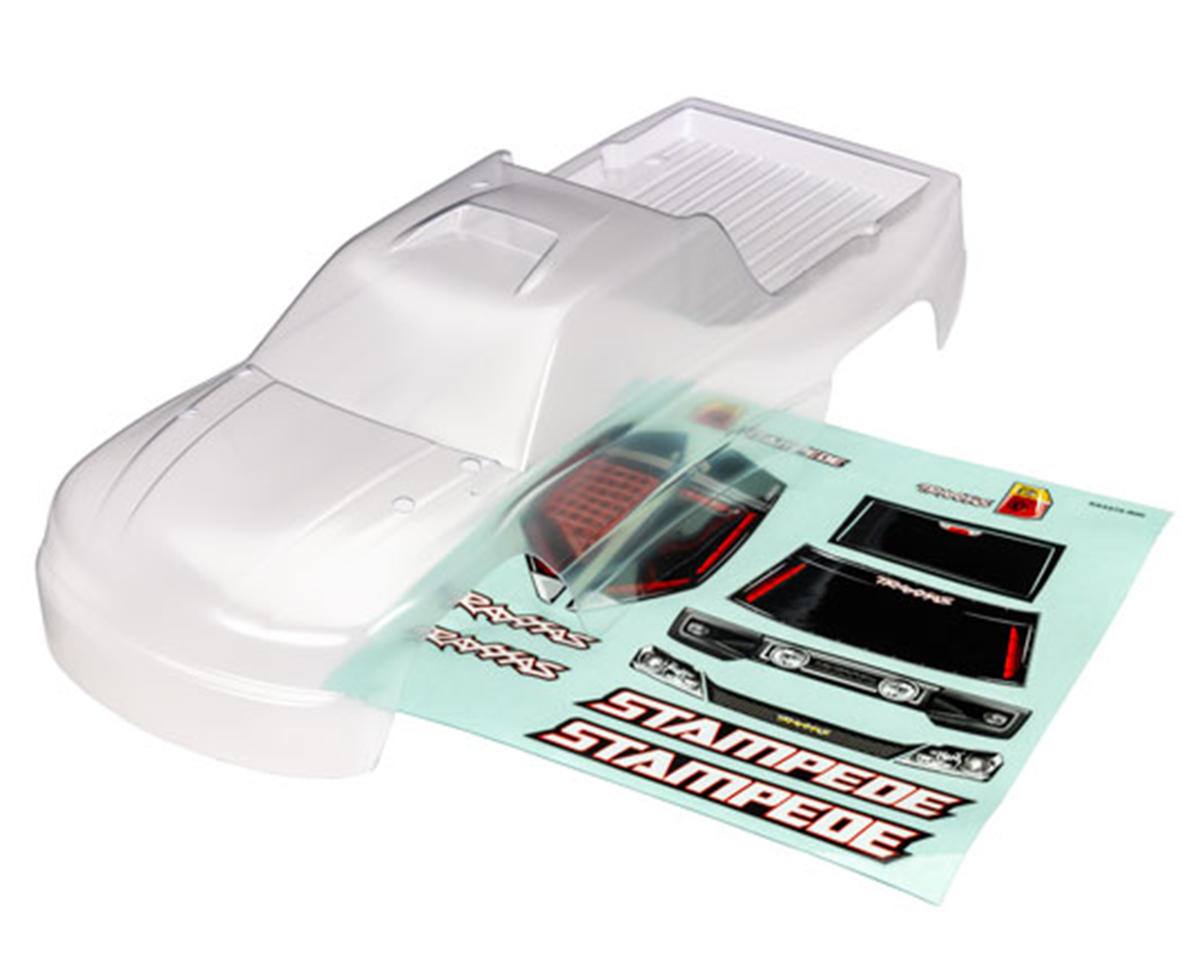 Traxxas Stampede® 1/10 2WD Monster Truck Body (Clear)