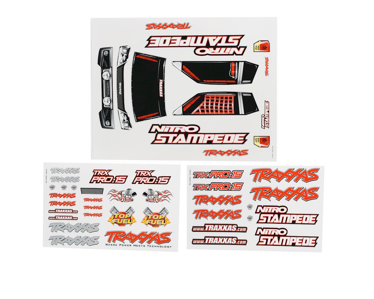 Traxxas Decal Sheets Nitro Stampede