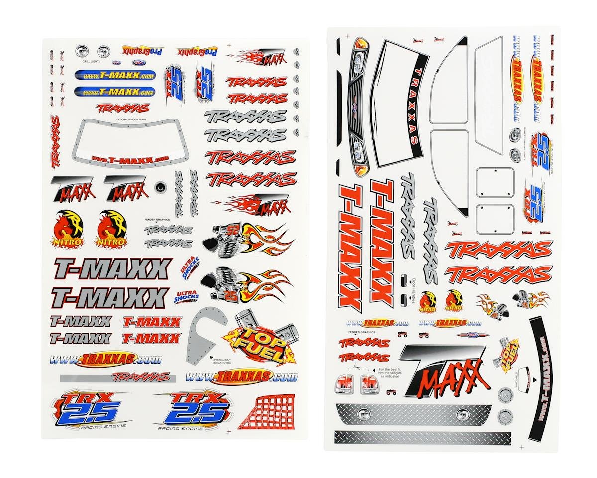 Traxxas T-Maxx Decal Sheet (TMX .15, 2.5)