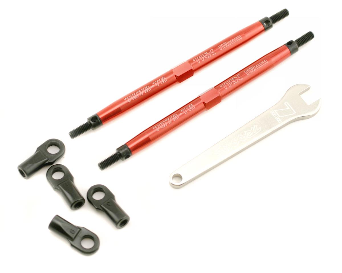 Traxxas Aluminum Toe Link Front Tubes (Red) (2)