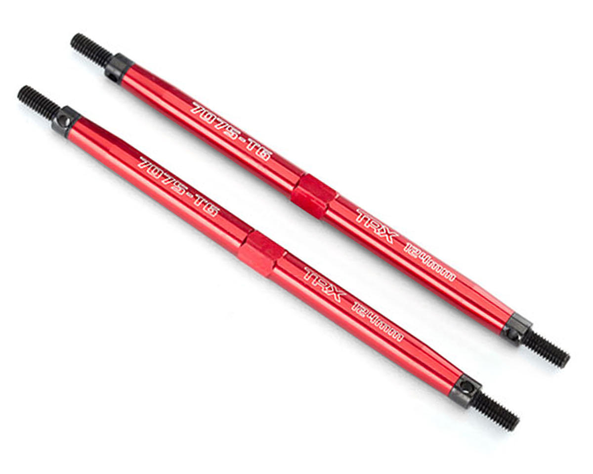 Traxxas Aluminum Toe Link Rear Tubes (Red) (2)