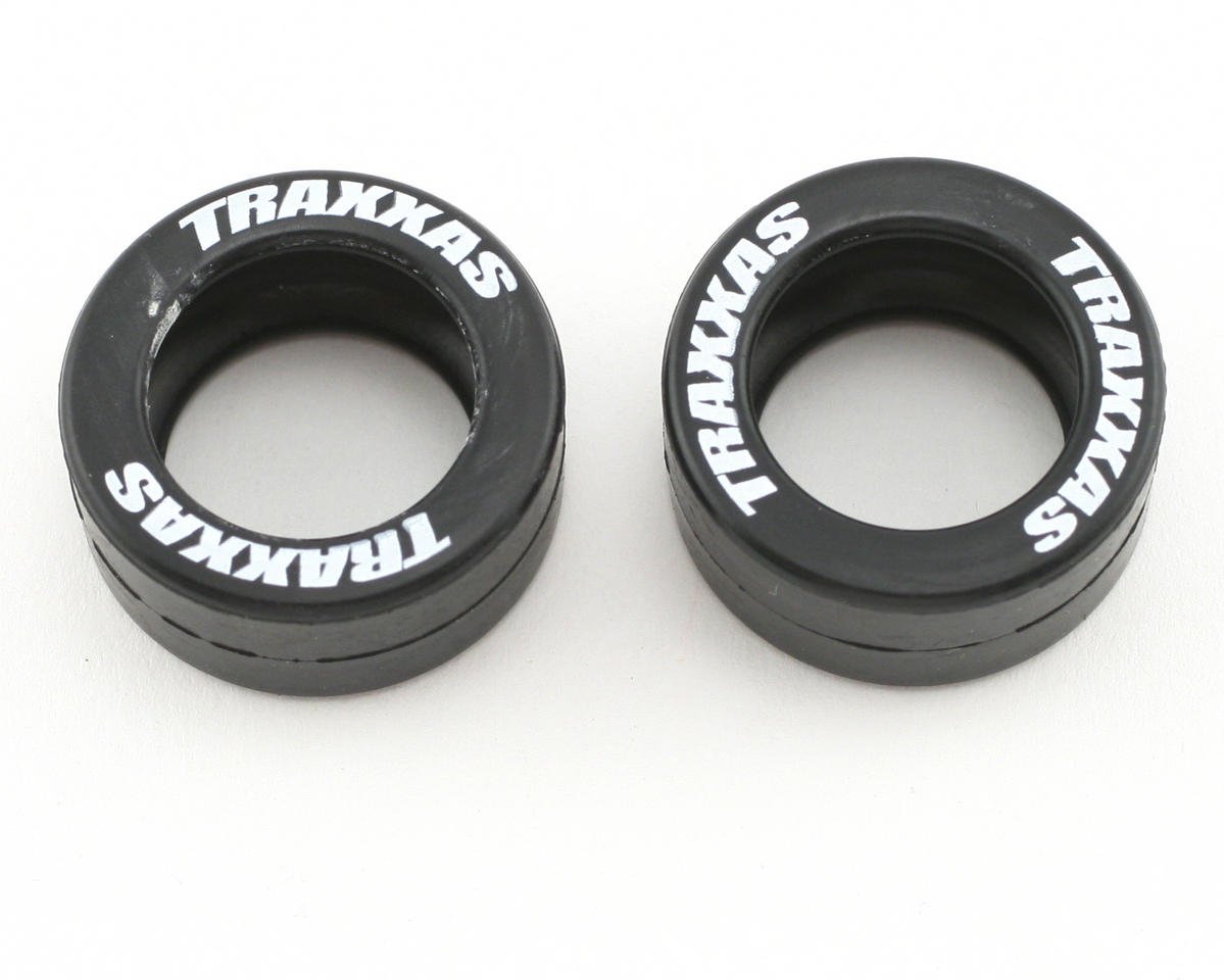 Traxxas Rubber Tires (Wheelie Bar) (2)