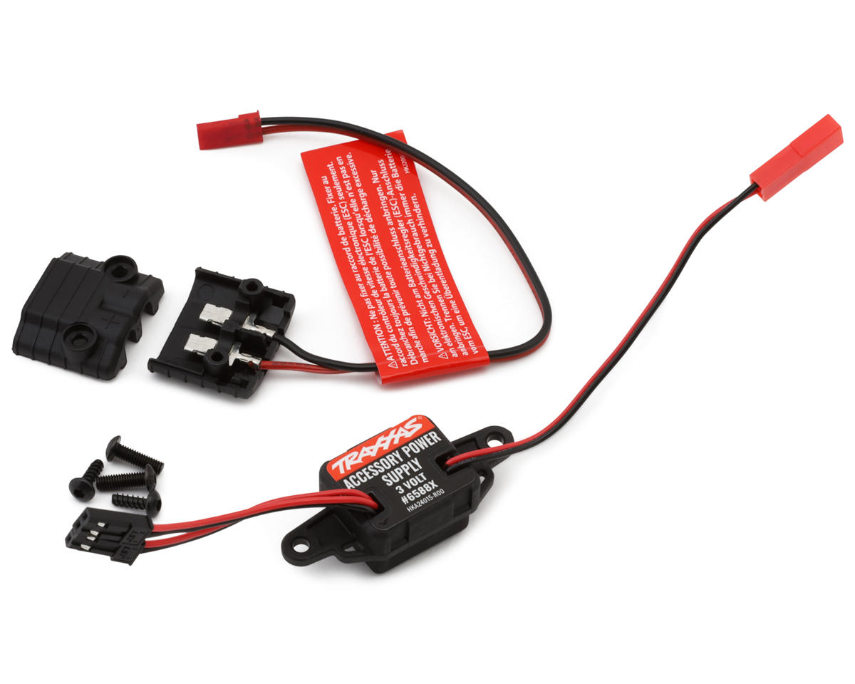 Traxxas Regulated Accessory Power Supply (3V/3A) w/Power Tap Connector