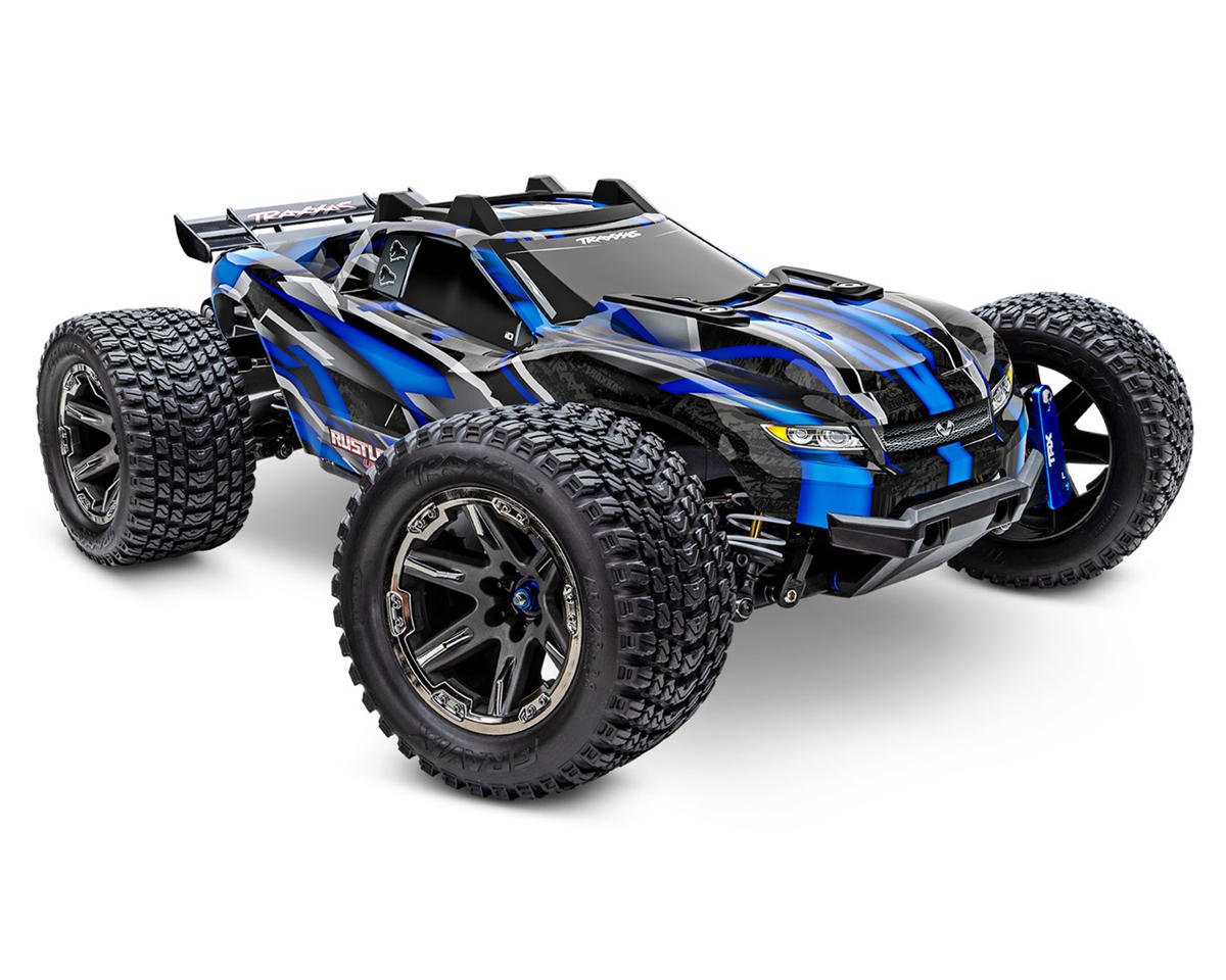 Traxxas Rustler 4X4 Ultimate 1/10 RTR Brushless Stadium Truck (Blue) w/TQi 2.4GHz Radio & Link Module