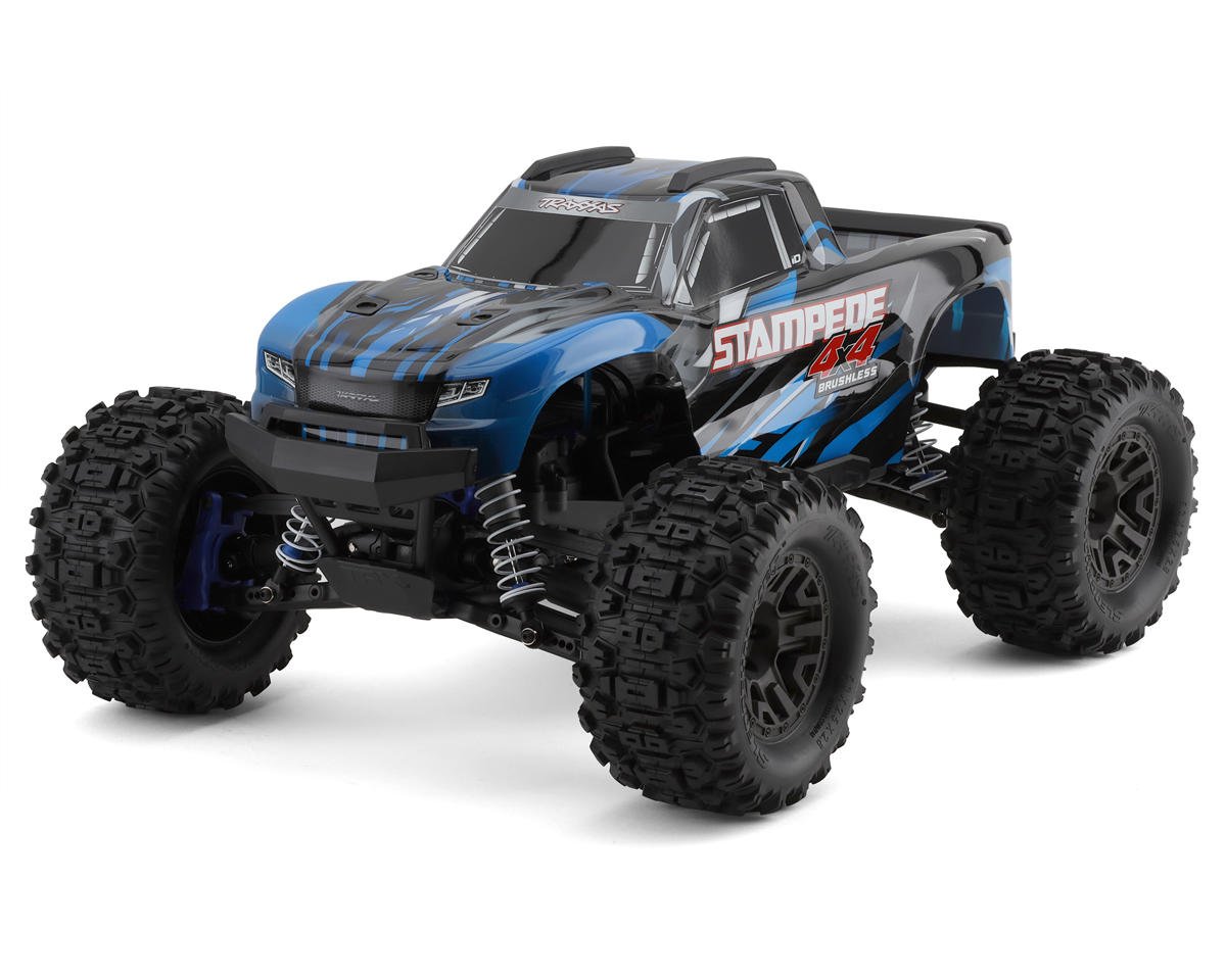 Traxxas Stampede 4X4 BL-2s Brushless 1/10 RTR Monster Truck (Blue) w/BL-2S ESC, TQ 2.4GHz Radio