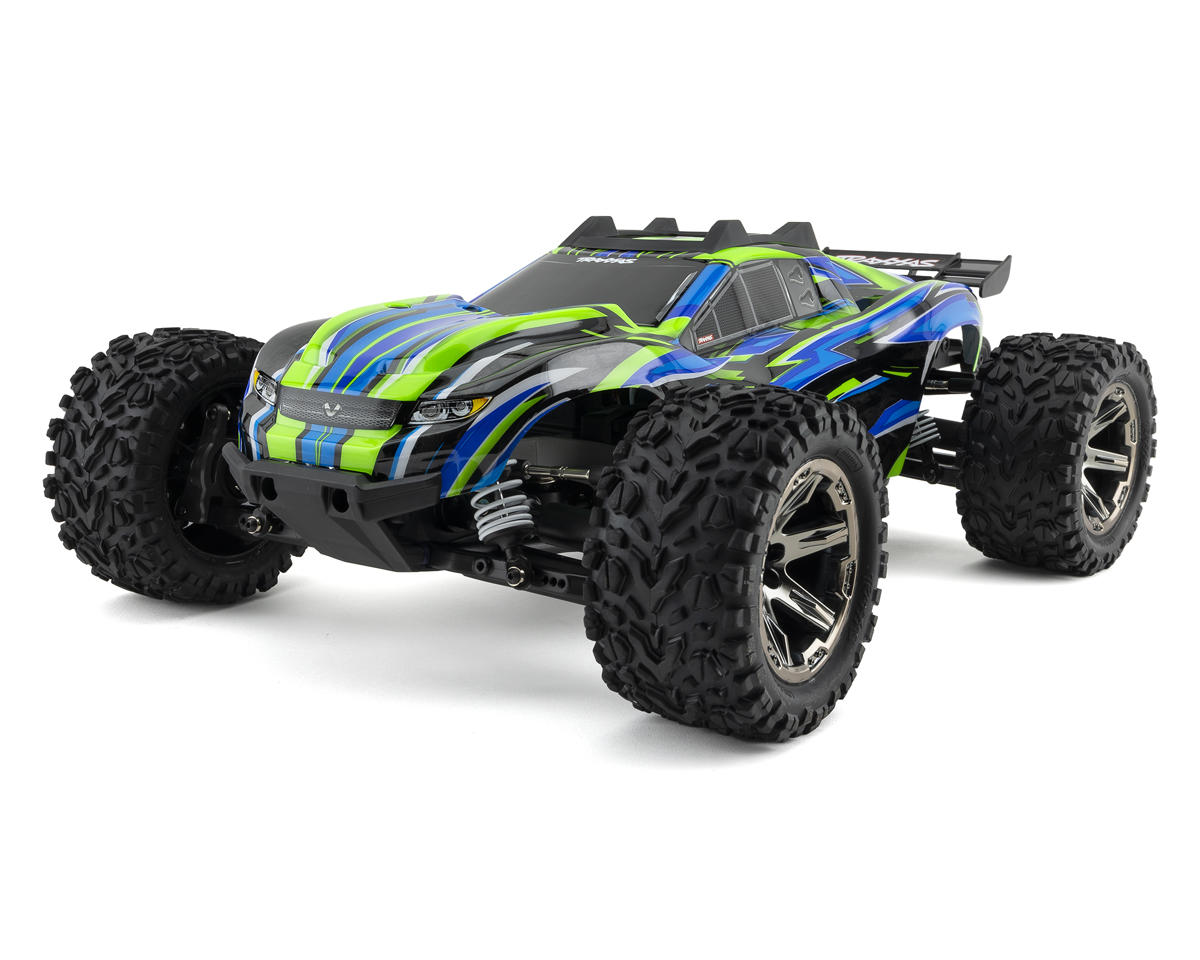 Traxxas Rustler 4x4 VXL Brushless RTR 1/10 4WD Stadium Truck (Green) w/TQi 2.4GHz Radio & TSM