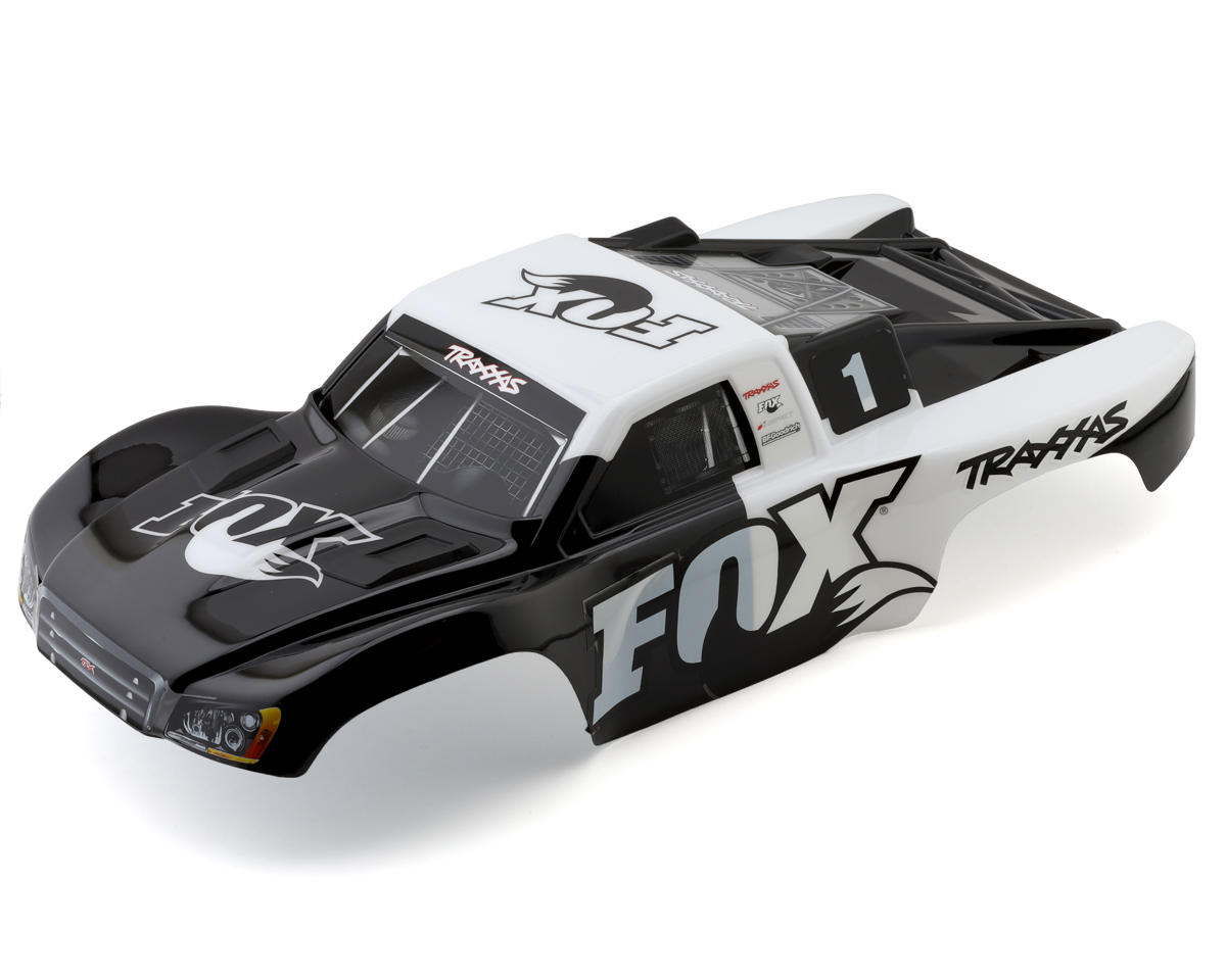 Traxxas Slash Fox Pre-Painted Body (White/Black)