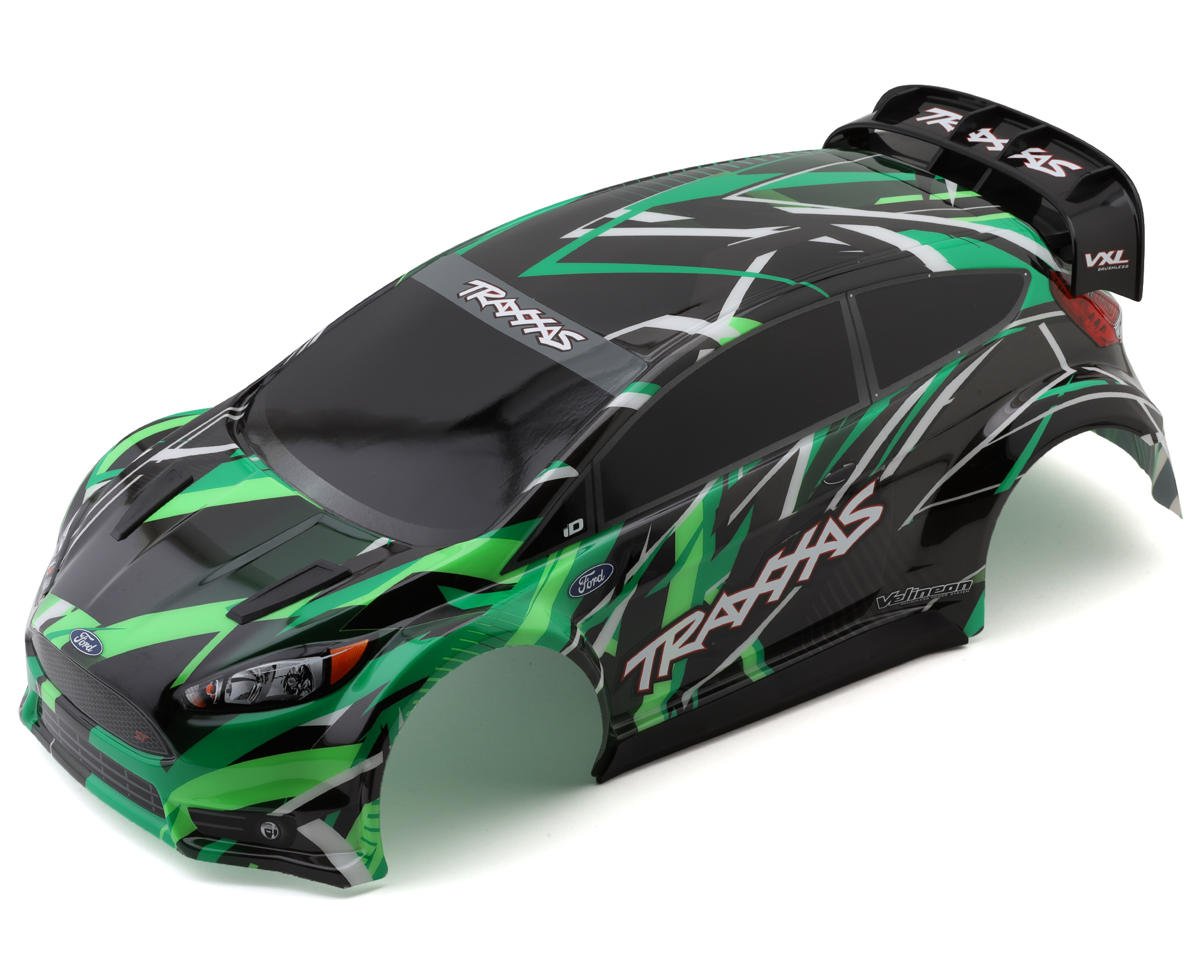Traxxas Fiesta ST Rally VXL™ Pre-Painted Body (Green)