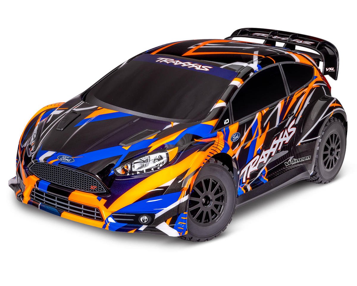 Traxxas Ford Fiesta ST 4x4 VXL Brushless 1/10 RTR AWD Rally Car (Orange) w/TQi 2.4GHz Radio & TSM