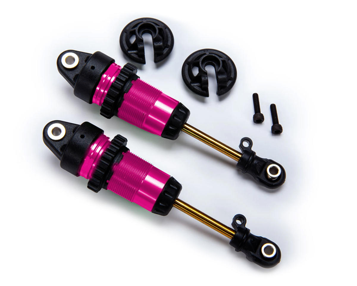 Traxxas 1/10 GTR Long Shocks w/Ti-Nitride Shafts (Pink) (2)