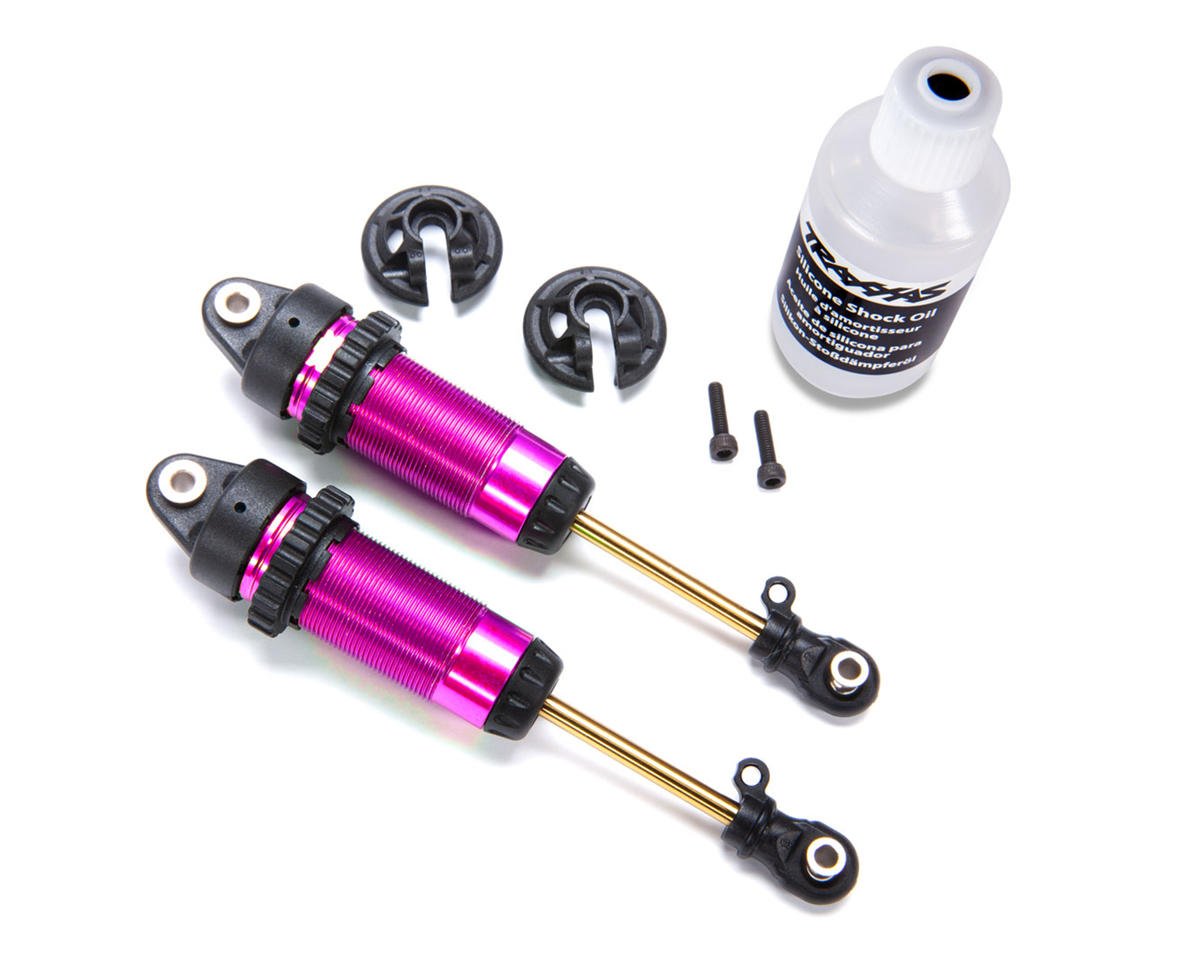 Traxxas GTR XX-Long Shocks w/Ti-Nitride Shafts (Pink) (2)