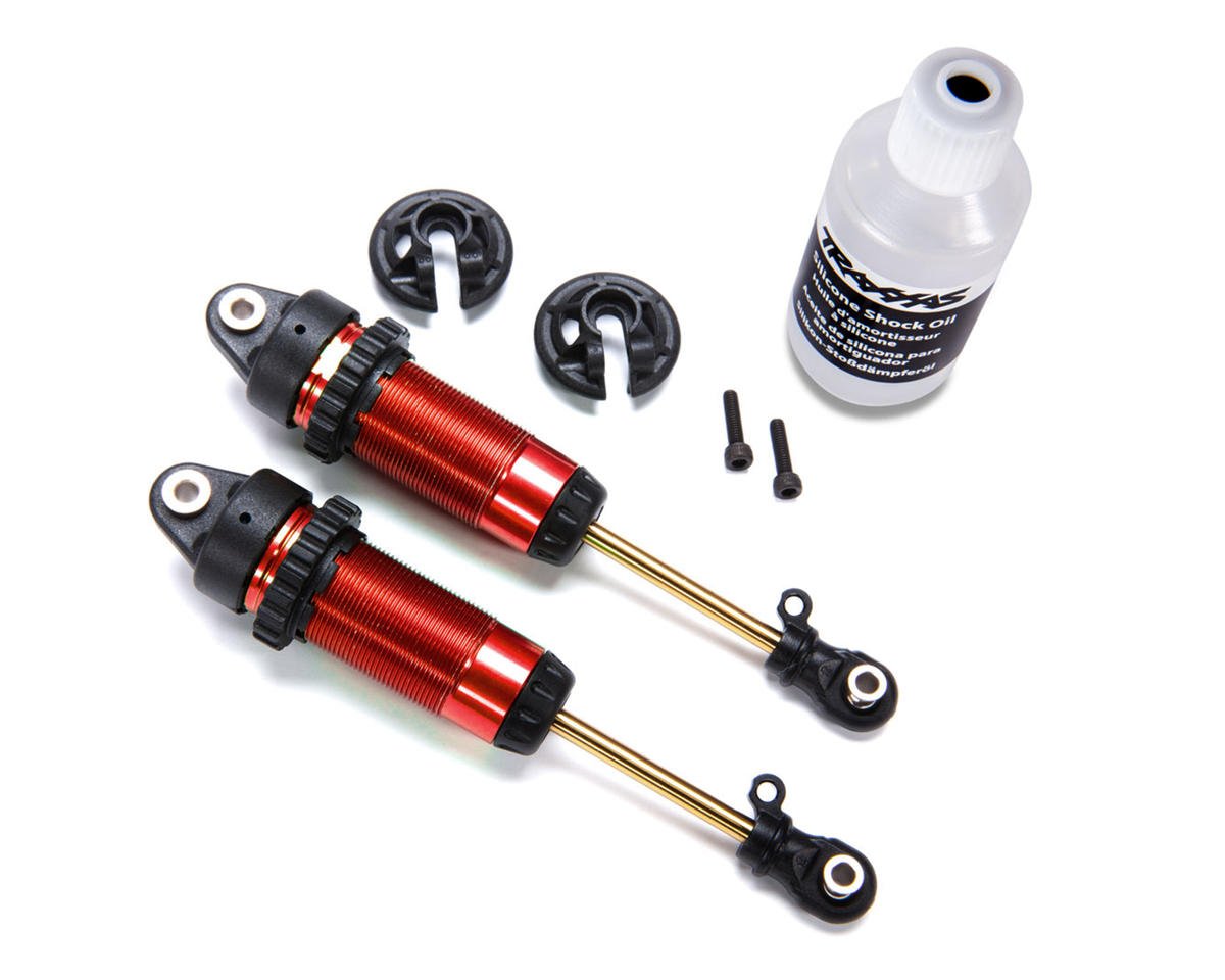 Traxxas GTR XX-Long Shocks w/Ti-Nitride Shafts (Red) (2)