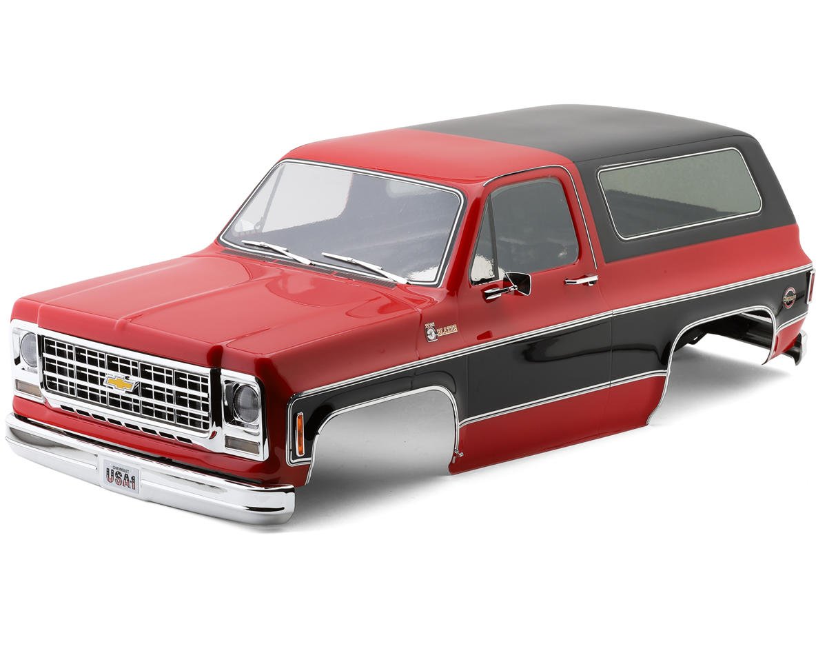 Traxxas TRX-4 1979 Chevrolet Blazer Complete Prepainted Body w/Grille (Red)