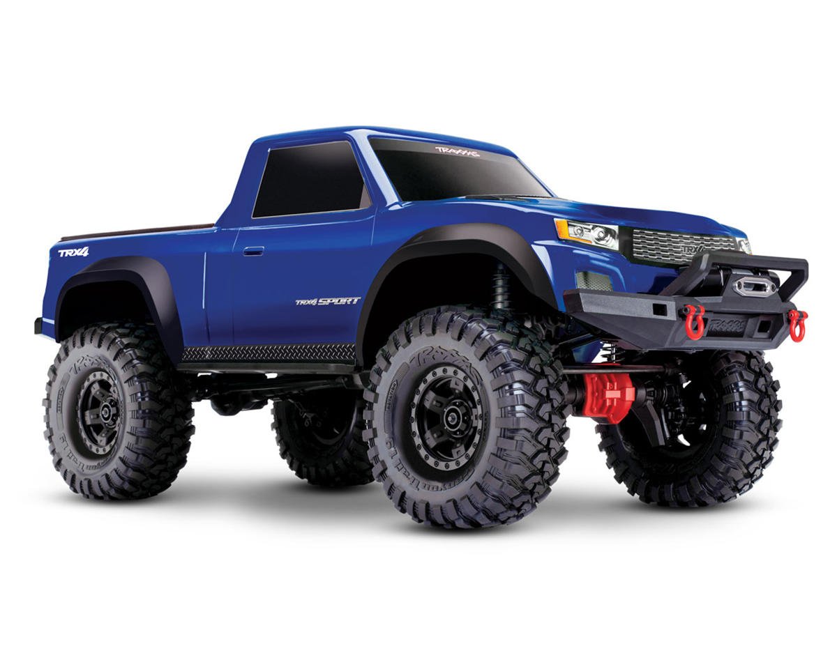 Traxxas TRX-4 Sport 1/10 Scale Trail Rock Crawler (Blue) w/XL-5 HV ESC & TQ 2.4GHz Radio