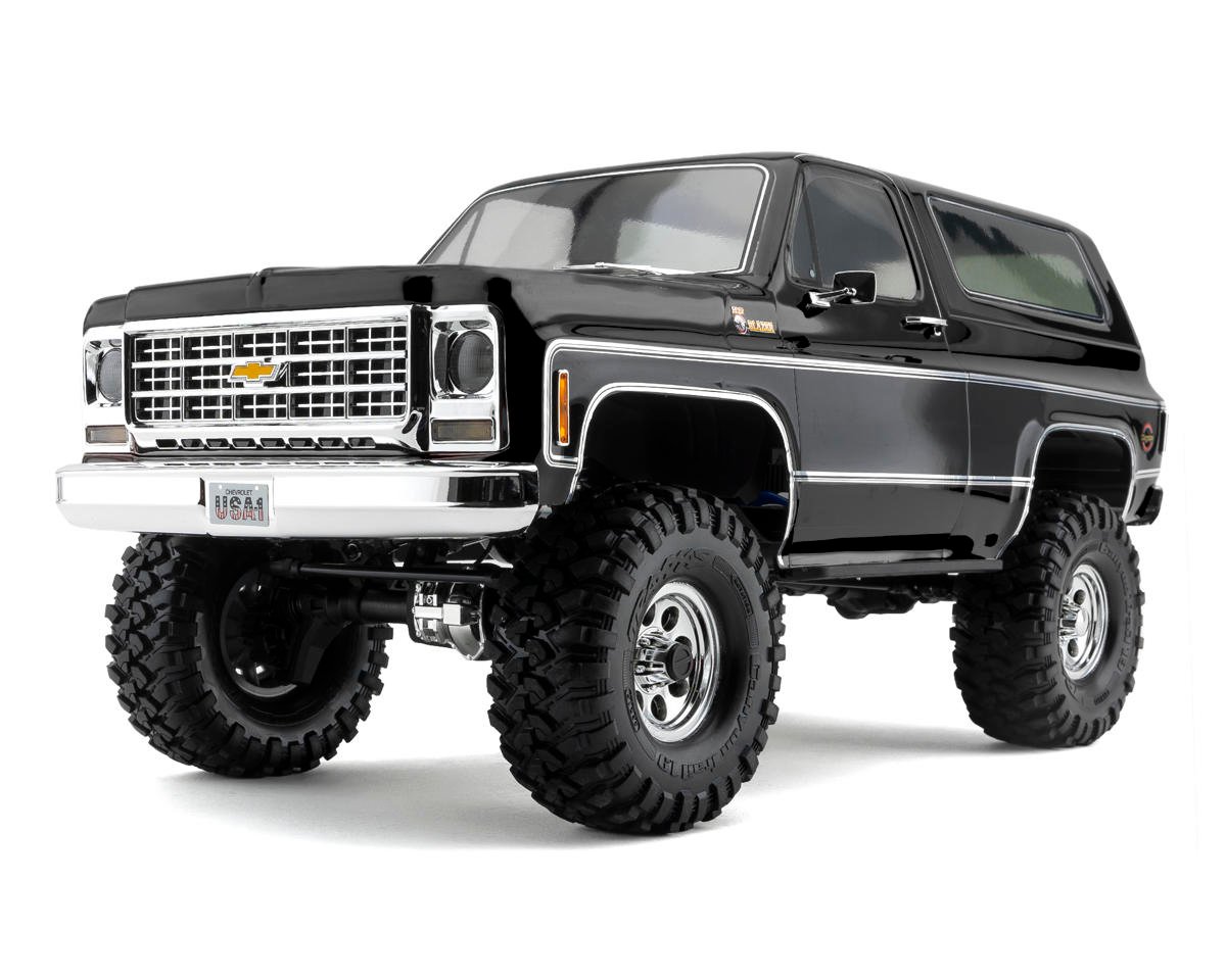 Traxxas TRX-4® 1/10 Trail Crawler Truck w/1979 Chevy Blazer Clipless Body (Black) w/TQi 2.4GHz Radio