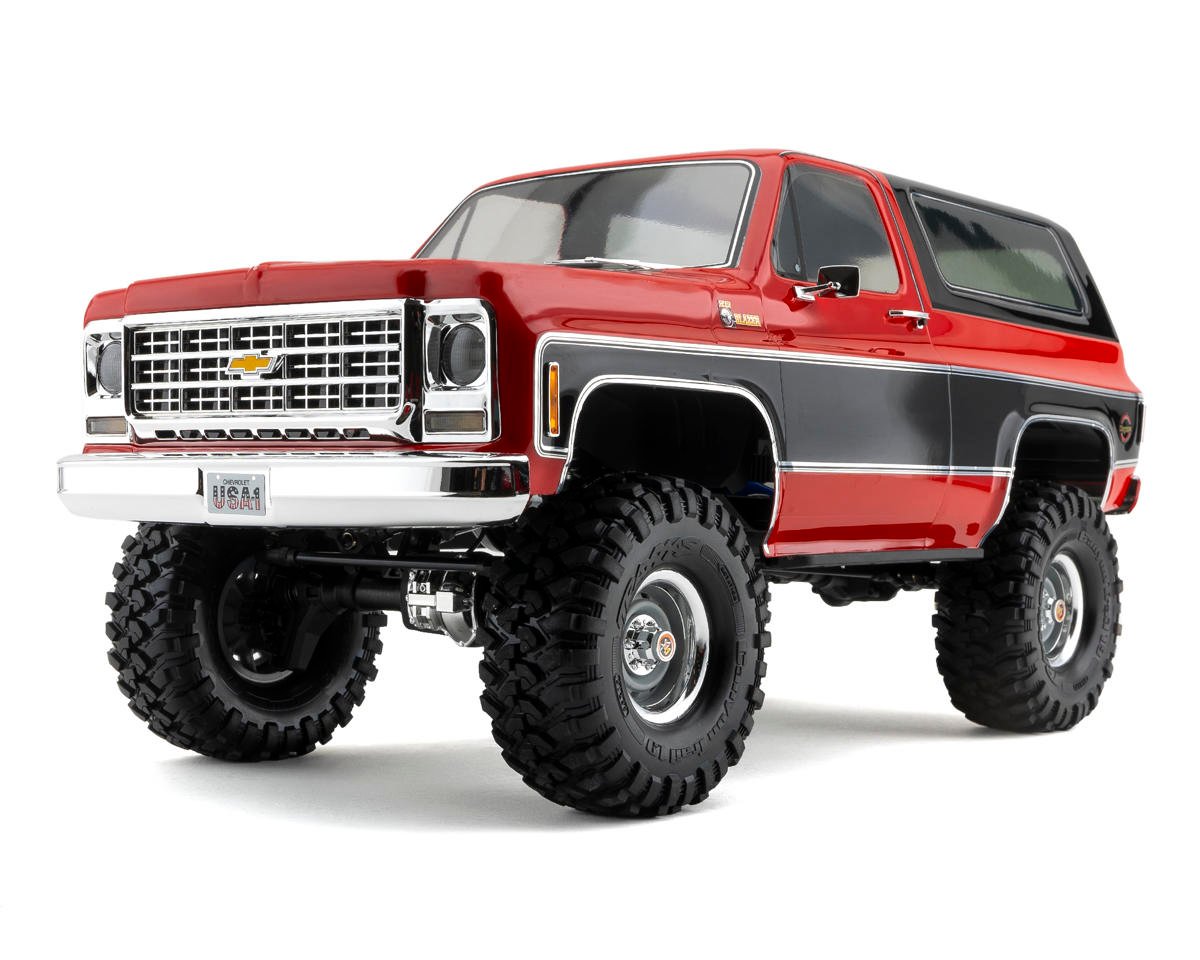 Traxxas TRX-4® 1/10 Trail Crawler Truck w/1979 Chevy Blazer Clipless Body (Red) w/TQi 2.4GHz Radio