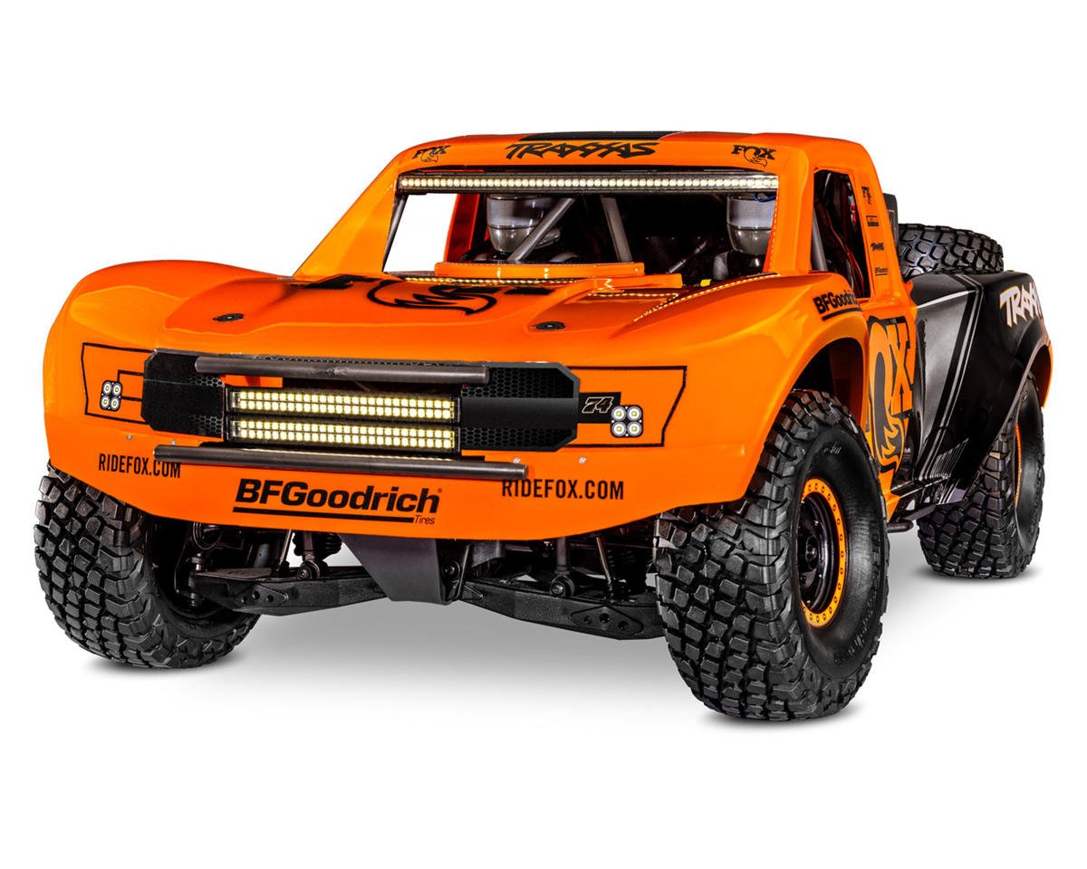Traxxas Unlimited Desert Racer UDR 6S RTR 4WD Race Truck (Fox) w/LED Lights & TQi 2.4GHz Radio