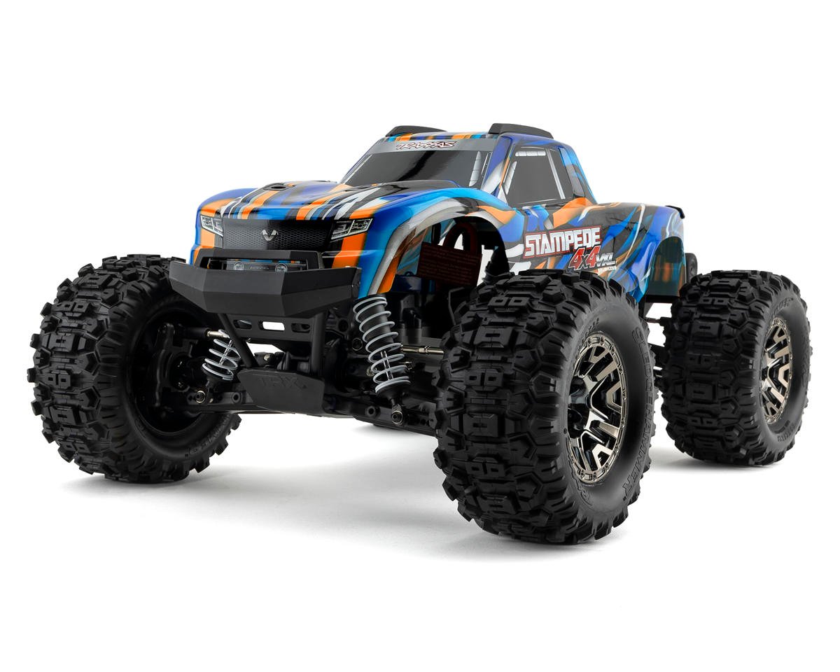 Traxxas Stampede 4x4 VXL Brushless RTR 1/10 4WD Monster Truck (Orange) w/TQi 2.4GHz Radio & TSM