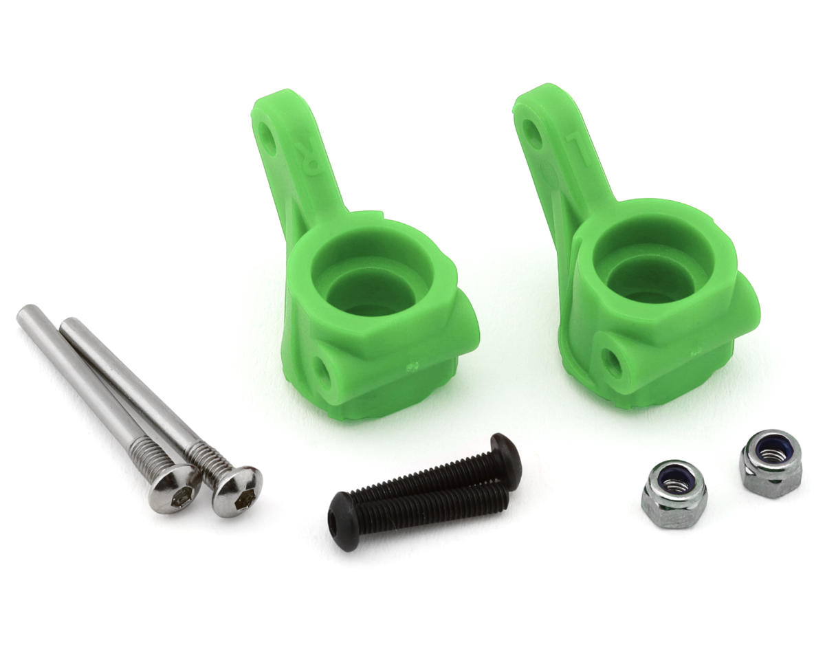 Traxxas HD Extreme Steering Blocks (Green) (2)