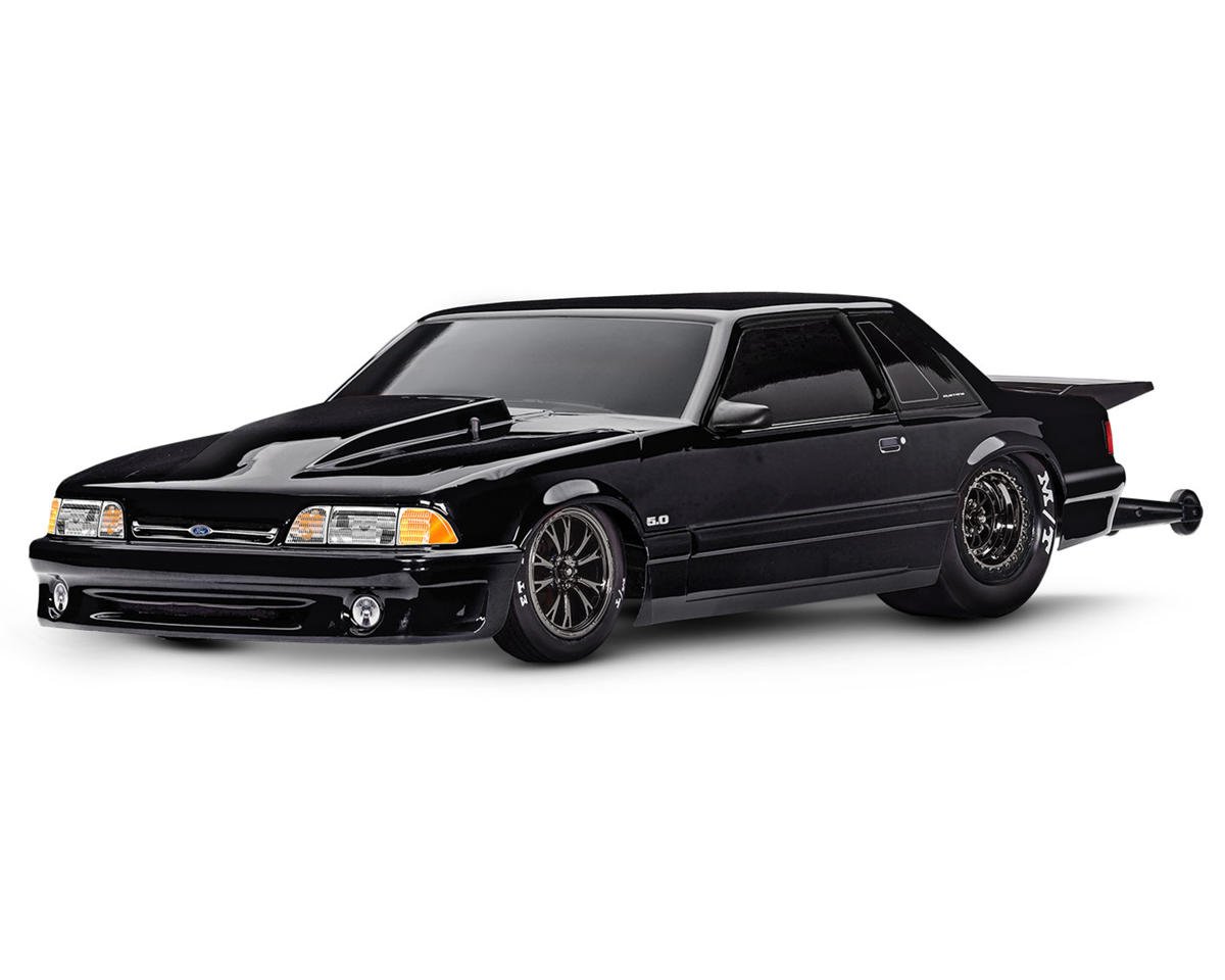 Traxxas Drag Slash HD 1/10 2WD RTR No Prep Car w/Ford Mustang 5.0 Body (Black) TQi 2.4GHz Radio & TSM