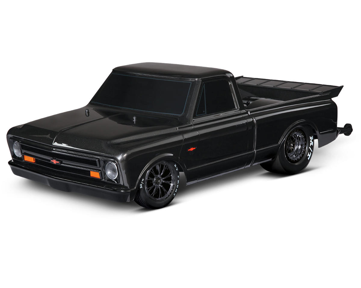 Traxxas Drag Slash HD 1967 Chevrolet C10 1/10 2WD RTR No Prep Truck (Black) w/TQi 2.4GHz Radio & TSM