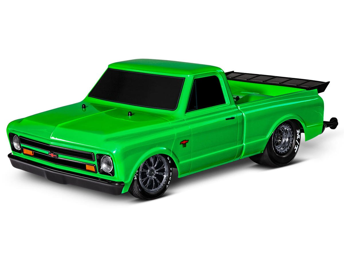 Traxxas Drag Slash HD 1967 Chevrolet C10 1/10 2WD RTR No Prep Truck (Green) w/TQi 2.4GHz Radio & TSM