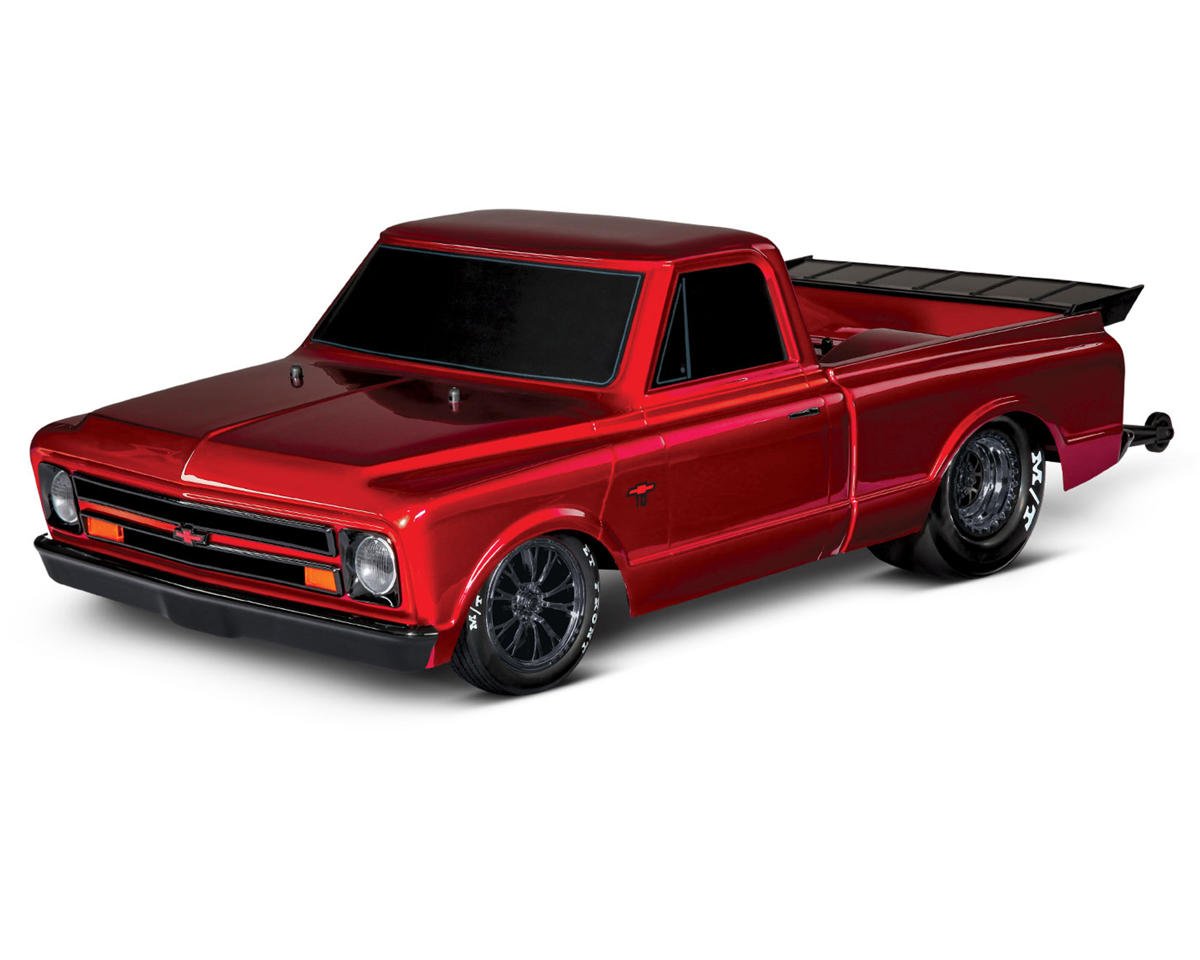 Traxxas Drag Slash HD 1967 Chevrolet C10 1/10 2WD RTR No Prep Truck (Red) w/TQi 2.4GHz Radio & TSM