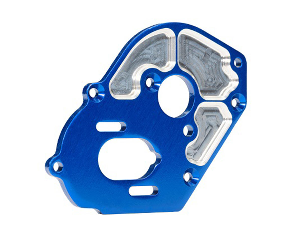 Traxxas Magnum 272R™ 4mm Aluminum Motor Plate (Blue) w/Extra Cooling Channels