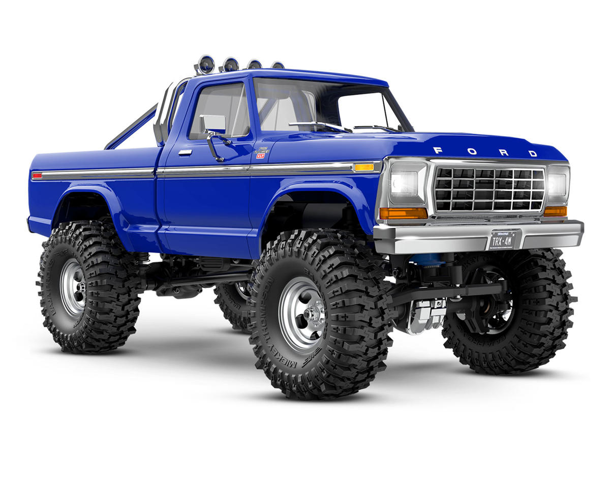 Traxxas TRX-4M 1/18 High Trail Edition Micro Rock Crawler w/Ford F-150 Body (Blue) & TQ 2.4GHz Radio