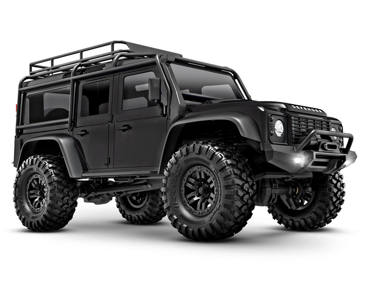 Traxxas TRX-4M® 1/18 RTR Electric Rock Crawler w/Land Rover Defender Body (Black) w/TQ™ 2.4GHz Radio