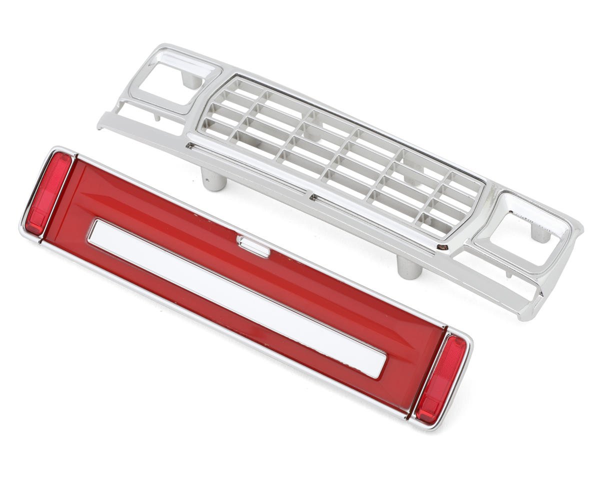 Traxxas TRX-4M™ Ford® F-150® Front Grille & Tailgate Panel Set (Red) w/LED Lenses
