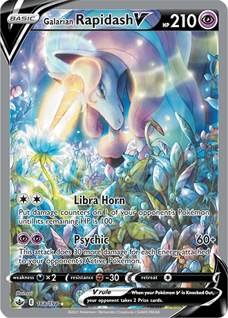 Galarian Rapidash V (Alternate Full Art) - 168/198 (SWSH06) Ultra Rare