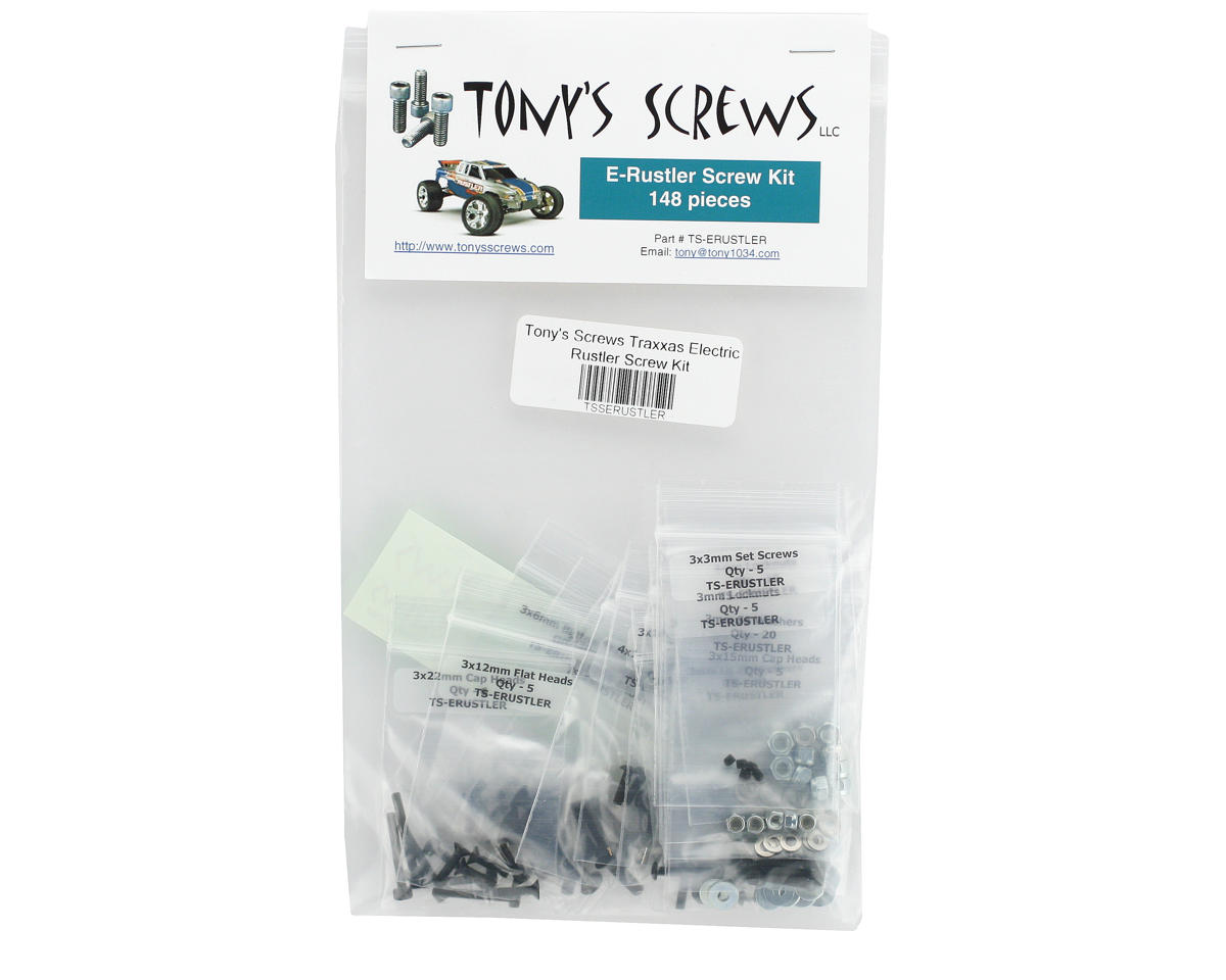 Tonys Screws Screw Kit for Traxxas Electric Rustler